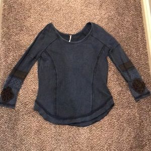 Navy free people top!